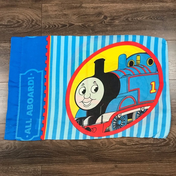 Thomas The Tank Engine & Friends Percy Limited Vintage 2000s Standard Pillowcase - Picture 1 of 7